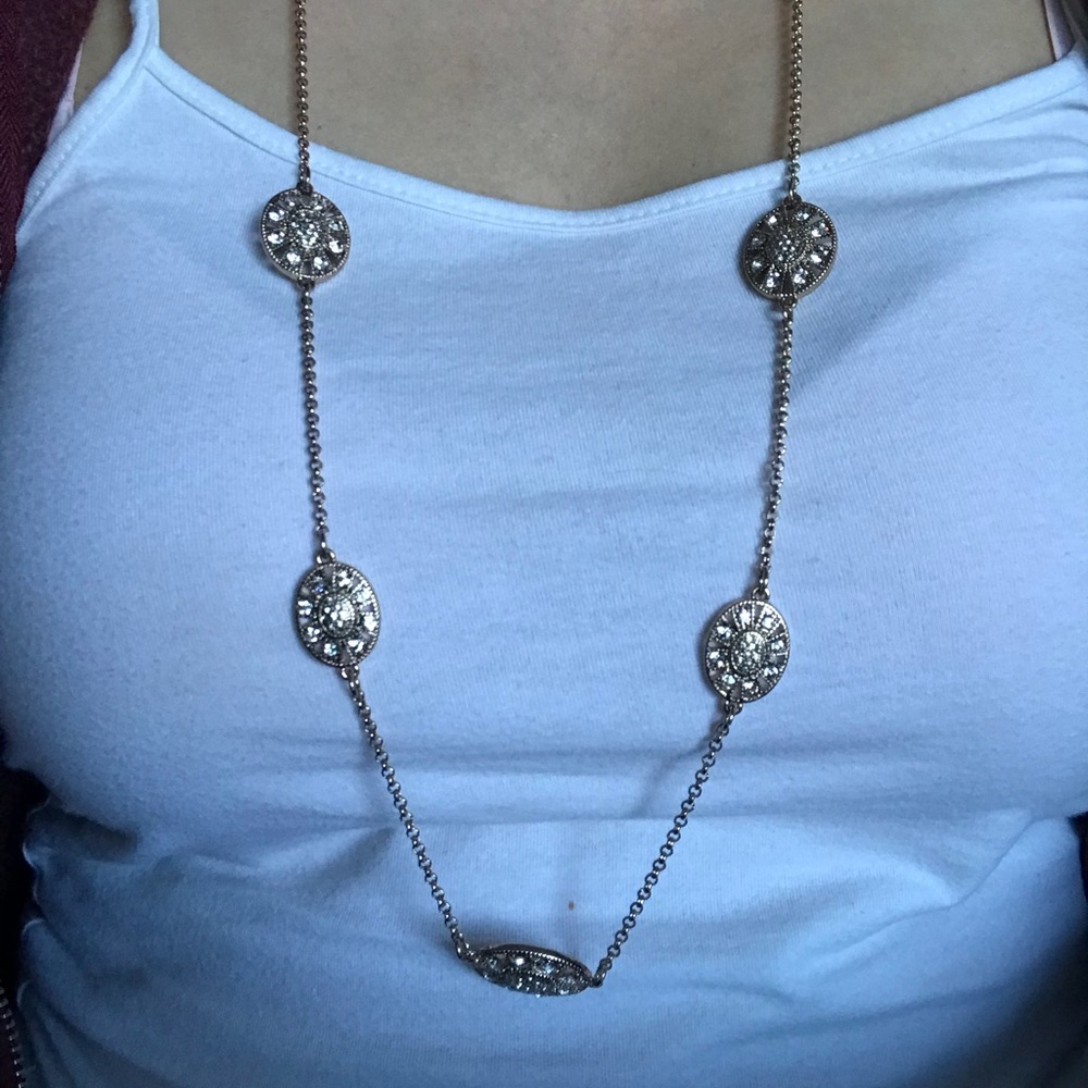 Long simple necklace